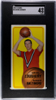 Kevin Loughery 1970-71 Topps Card #51- SGC Graded 4 VG-EX (Baltimore Bullets/2X ABA Champ)