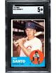 Ron Santo 1963 Topps Card #252- SGC Graded 5 EX (Chicago Cubs/HOF/9XAS)