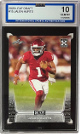 Jalen Hurts 2020 Leaf Draft Rookie Card (RC) #15- ISA Graded 10 Gem Mint (Alabama/Oklahoma)