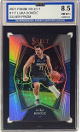 Luka Doncic 2021 Panini Select Silver Prizm Card #117- ISA Graded 8.5 NM-MT+ (Dallas Mavericks)