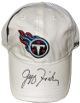 Jeff Fisher signed Tennessee Titans NFL Reebok Onfield AFC-South Cap/Hat COA