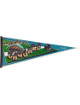 James Little Man Stewart signed NFL Jacksonville Jaguars 1995 Season Pennant Full Size COA