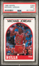 Michael Jordan 1989-90 NBA Hoops Card #200- PSA Graded 9 Mint (Chicago Bulls/GOAT/HOF)