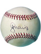 Jose Molina signed Official Rawlings Major League Baseball toned- COA (Angels/Yankees/2X WS Champ)