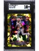 CJ/C.J. Stroud 2023 Panini Prizm Draft Picks Gold Ice Prizm Rookie Card (RC) #102- SGC Graded 10 Gem Mint (Ohio State/Texans)