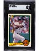Wade Boggs 1983 Donruss Rookie Card (RC) #586- SGC Graded 8 NM-MT (Boston Red Sox/HOF)