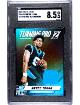 Bryce Young 2023 Panini Zenith Turning Pro Relic Rookie Card (RC) #TPM-BYG- SGC Graded 8.5 NM-MT+ (Carolina Panthers)