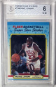 Michael Jordan 1988-89 Fleer Stickers/Card #7- Beckett/BGS Graded 6 EX-MT (Sub Grades/Chicago Bulls/HOF)