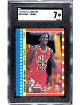 Michael Jordan 1987-88 Fleer Sticker Card #2- SGC Graded 7 NM (Chicago Bulls/HOF/GOAT/2nd Year)