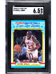 Michael Jordan 1988-89 Fleer Sticker/Card #7- SGC Graded 6.5 EX-MT+ (Chicago Bulls/HOF/GOAT)