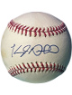 Kyle Drabek signed Official Rawlings Major League Baseball tone spots- COA (Blue Jays/White Sox/Diamondbacks)