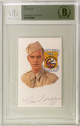 Tom Griffin signed 2.5"x3.75" cut signature w/ Image BAS/Beckett Encapsulated (WWII Doolittle Raiders/B-25B Mitchell)