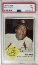 Bill White 1963 Fleer Baseball Card #63- PSA Graded 7 NM (Cardinals/Giants/8XAS/7XGG)