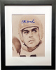 Otto Graham signed Cleveland Browns 8x10 B&W Photo Custom Framed- COA (HOF/5X Pro Bowl)