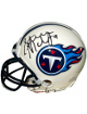 Steve McNair signed Tennessee Titans Riddell NFL Mini Helmet #9 Beckett Review (Air McNair/1999 AFC Champs)