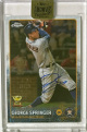 George Springer signed 2017 Topps Chrome Archives Signature Series All-Star Rookie Cup On Card Auto #54 (Houston Astros)