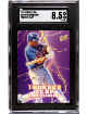 Ryne Sandberg 1996 Fleer Ultra Thunder Clap Card #18- SGC Graded 8.5 NM-MT+ (Chicago Cubs/HOF)