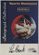 Lou Brock signed 1999 Fleer Sports Illustrated Autograph Collection Certified On Card Auto (Cardinals/HOF)