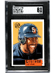 Tony Gwynn 1996 Fleer Ultra Call to the Hall Gold Medallion Card #3- SGC Graded 8 NM-MT (Padres/HOF)