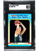 Larry Bird 1988-89 Fleer Sticker/Card #2- SGC Graded 8 NM-MT (Boston Celtics/HOF)