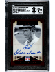 Red Schoendienst signed 2015 Panini Cooperstown Hall of Fame Autographed Red On Card Auto #35- /49- SGC Graded 9 MT/10 Auto