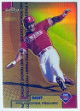 Ron Gant 1999 Topps Finest Gold Refractor Card w/ Coating #161- /100 (Philadelphia Phillies)