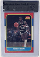 Johnny Moore 1986-87 Fleer Card #76- Beckett Raw Card Review 8.5 NM-MT (San Antonio Spurs)