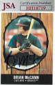 Brian McCann signed 2003 Bowman Heritage Rookie On Card Auto (RC) #216- JSA #HH18719 (Atlanta Braves)