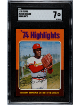 Bob Gibson 1975 Topps Highlights Card #3- SGC Graded 7 NM (Cardinals/HOF)