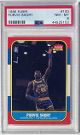 Purvis Short 1986-87 Fleer Card #100- PSA Graded 8 NM-MT (Golden State Warriors)