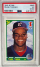 Frank Thomas 1990 Score Baseball Rookie Card (RC) #663- PSA Graded 3 VG (OC) (White Sox/HOF)