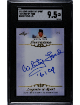 Whitey Ford signed 2012 Leaf Legends of Sports Inscriptions On Card Auto 61 CY #I-WF1- /5- SGC Graded 9.5 Mint+ (Yankees/HOF)