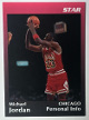 Michael Jordan 1991 Star Co Promo Glossy 1/1000 Personal Info Card #5 (Bulls/HOF/GOAT)