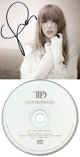 Taylor Swift signed 2024 The Tortured Poets Department 4.75x4.75 Art Card w/Album Cover Booklet w/ CD & Case- COA