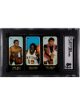 Jerry West/Willis Reed/Chet Walker 1971-72 Topps Sticker/Card #31/32/33- SGC Graded 8 NM-MT