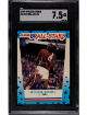 Michael Jordan 1989-90 Fleer All-Star Sticker/Card #3- SGC Graded 7.5 NM+ (Chicago Bulls/HOF/GOAT)