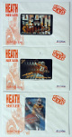 Heath Shuler 1994 TeleQuipe Prepaid Calling Card - Set of 3 -#813/4000 -Tennessee Vols Football Like New