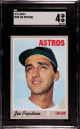 Joe Pepitone 1970 Topps Card #598- SGC Graded 4 VG-EX (Astros/Yankees)