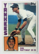 Don Mattingly 1984 Topps Rookie Card (RC) #8 (New York Yankees/HOF)