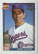Bobby Valentine 1991 Topps Desert Shield Card #487 (Texas Rangers)