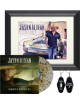 Jason Aldean signed Highway Desperado 8x10 Insert Custom Framing Galaxy Vinyl/LP/Record- COA/NEW