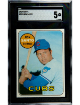 Ron Santo 1969 Topps Card #570- SGC Graded 5 EX (Centered/Chicago Cubs)