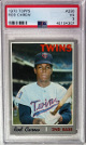 Rod Carew 1970 Topps Card #290- PSA Graded 3 VG (Minnesota Twins/HOF)