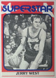 Jerry West 1982 TCMA Superstar Basketball Card #81 (Lakers/HOF/Series 2)