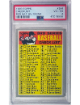 1970 Topps Checklist Red Bat on Front Card #244- PSA Graded 4 VG-EX