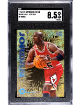 Michael Jordan 1994-95 Skybox Emotion N-Tense GOLD Card #3- SGC Graded 8.5 NM-MT+ (Chicago Bulls/HOF/GOAT)