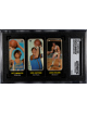 Pete Maravich/John Havlicek 1971-72 Topps Sticker Card #22/23/24- SGC Slabbed Authentic (Evidence of Trimming/Bob Kauffman/Atlan