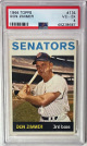 Don Zimmer 1964 Topps Card #134- PSA Graded 4 VG-EX (Washington Senators)