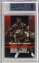 LeBron James 2003-04 Upper Deck Rookie Exclusives Black White Card RC)#1-Beckett/BGS Graded 9 Mint w/Sub Grades 9-9.5's/Cavalier