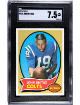 Johnny Unitas 1970 Topps NFL Card #180- SGC Graded 7.5 NM+ (Baltimore Colts/HOF)